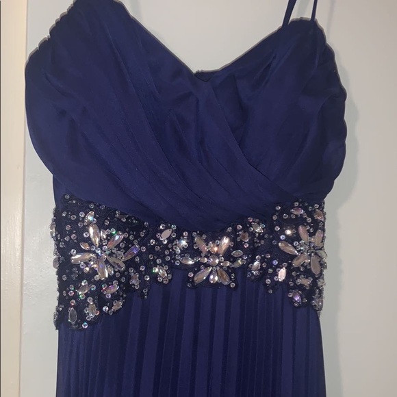B Darlin Beaded Detail Prom Dress - Picture 2 of 4